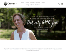 Tablet Screenshot of christyfrank.com